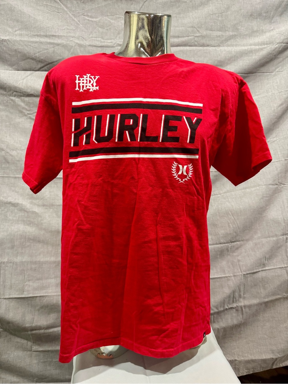 Hurley Red Short Sleeve Graphic Tee